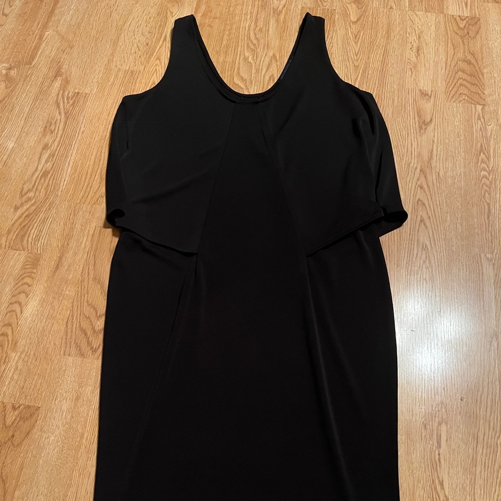 French Connection Black Slinky Dress 6